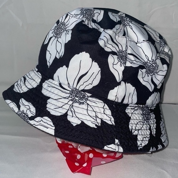 Bucket Hat Floral Big Design Festival Hawaiian Fisherman Cap Reversible Outdoor - Picture 3 of 5